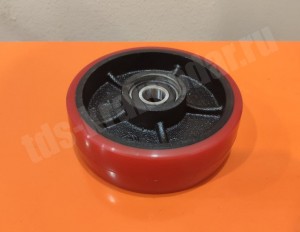 Полиуретановое рулевое колесо для гидравлической тележки 160 мм